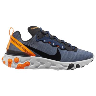 Nike Futócipő Férfi React Element 55 Fekete/Sötétkék/Narancssárga,VIH27860